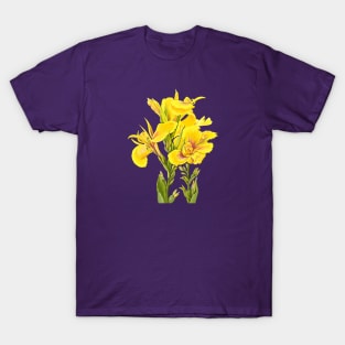 Yellow Canna Lilies T-Shirt